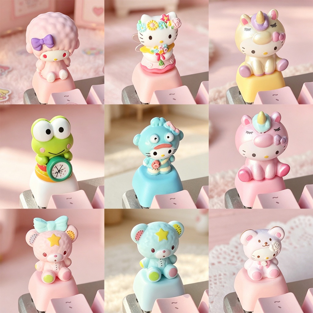 3D Printing Keyboard Keys - Keycaps Kawaii Sanrio Mignons 3D ESC,