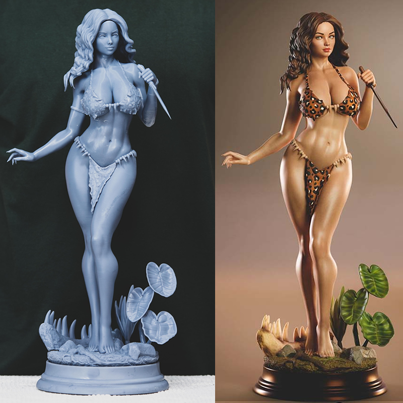 3D Printing Character - 3 Styles personnage Origi 6083 Cavewoman