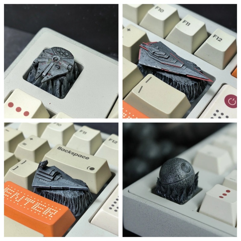 3D Printing Keyboard Keys - Keycap artisanal en résine 3D imprimé,