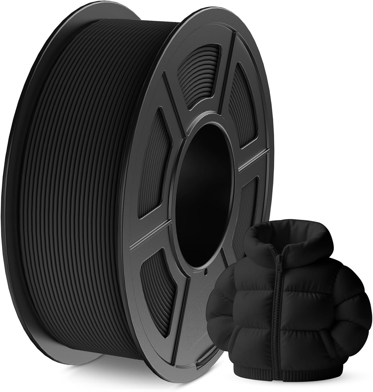 Tpu Flexible Filament - Filament TPU noir 1,75 mm, flexible,
