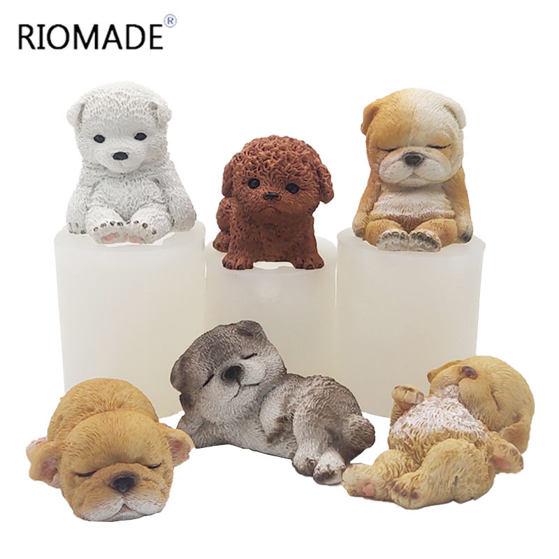 3D Printing Epoxy Resin - Moule en silicone 3D chien, 6