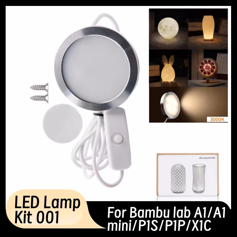 3D Printing Bambu Lab A1 - Lampe LED modèle d'imprimante 3D pour