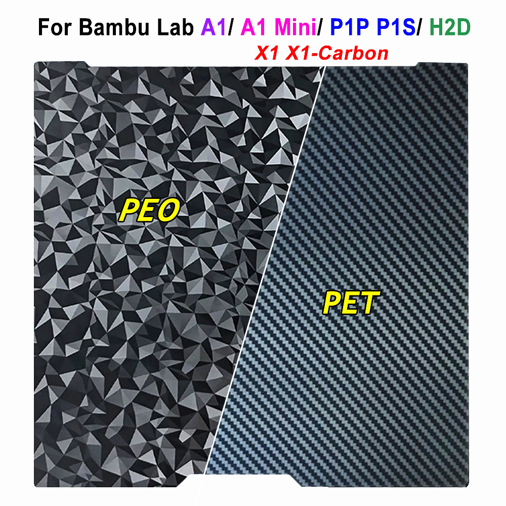3D Printing Bambu Lab A1 - Feuille PET PEO pour laboratoire Bambu