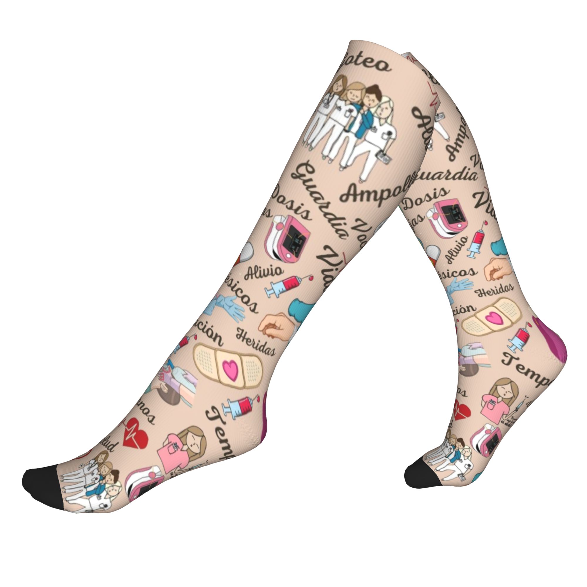 3D Printing For Medical - Chaussettes de compression sportives unisexes pour