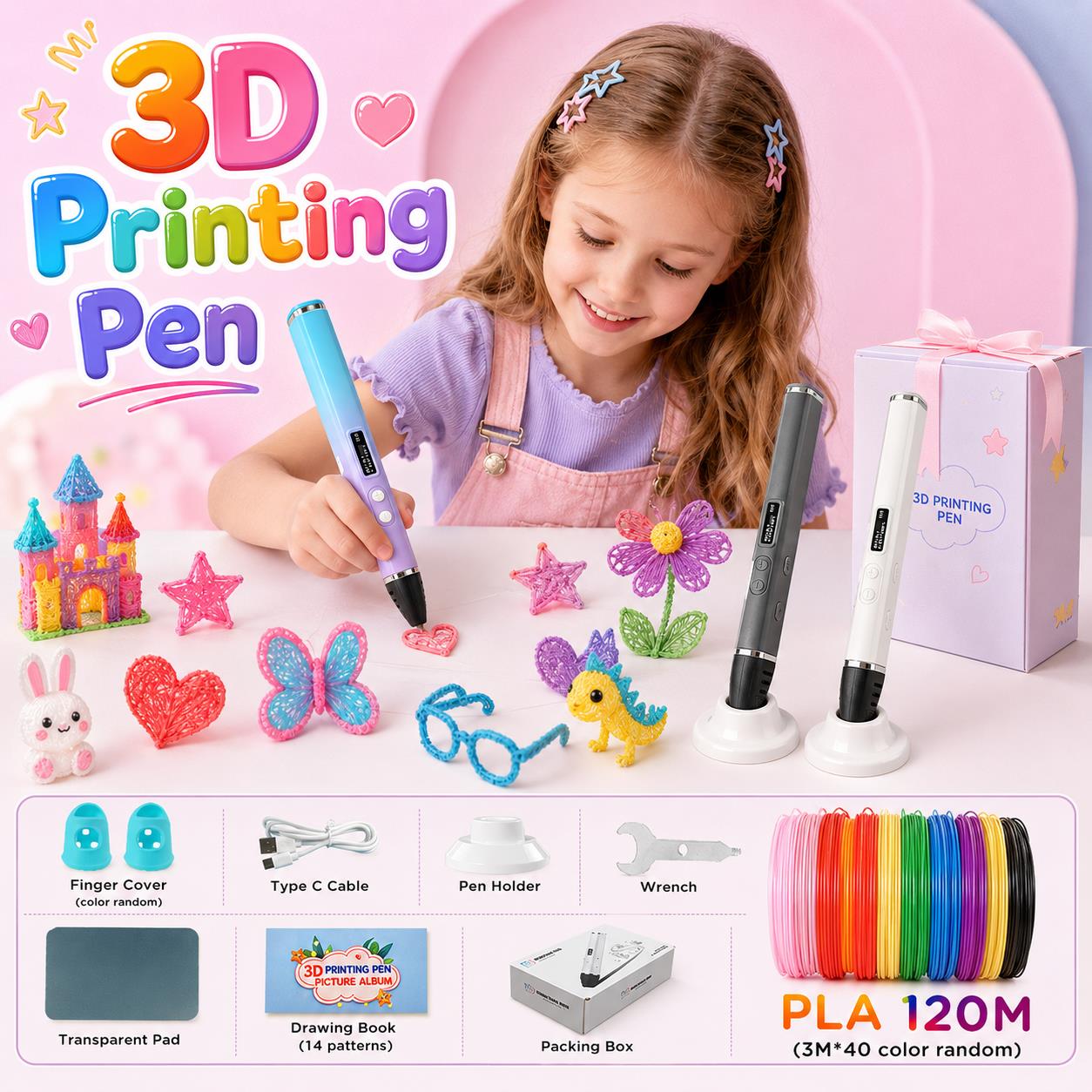 3D Printing Nylon Filament - Stylo d'impression 3D pour enfants avec