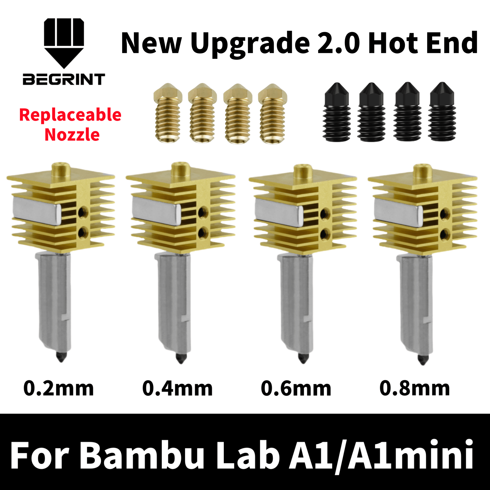 3D Printing Bambu Lab A1 - Nouveau Hotend pour Bambu Lab A1