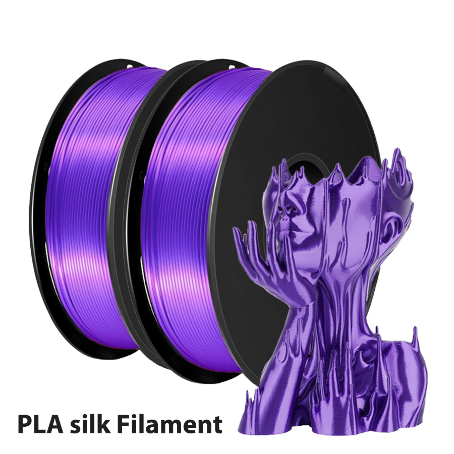 3D Printing Nylon Filament - Filament d'impression 3D PLA Soie Rouge