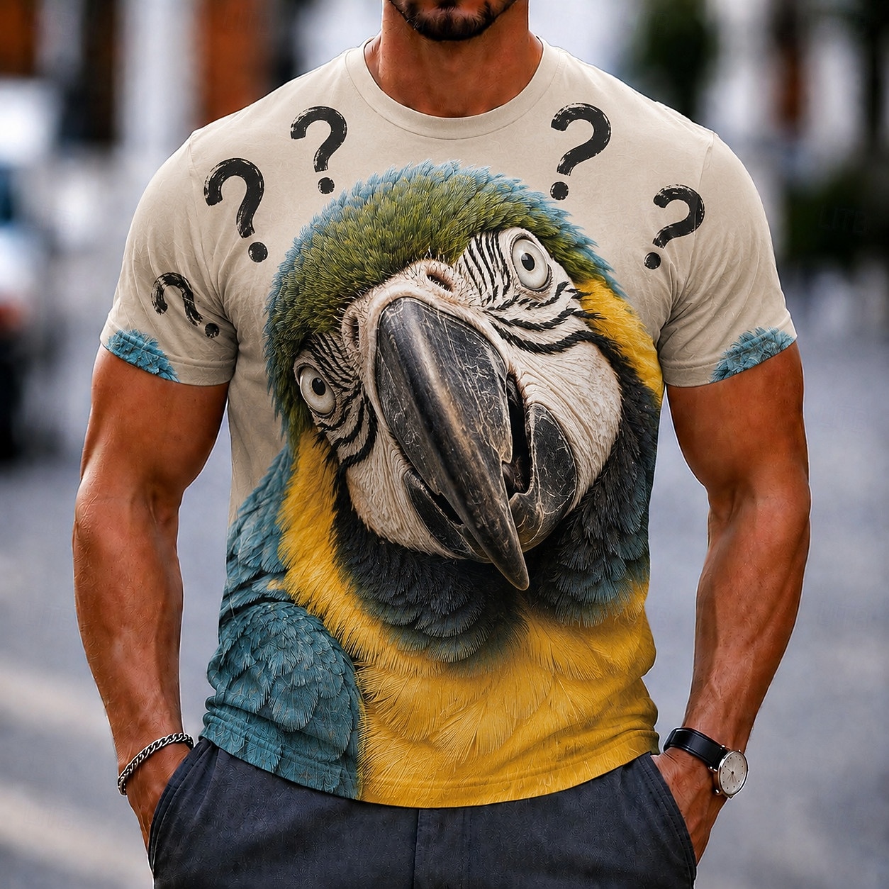 3D Printing Questions - T-shirt à col rond imprimé en