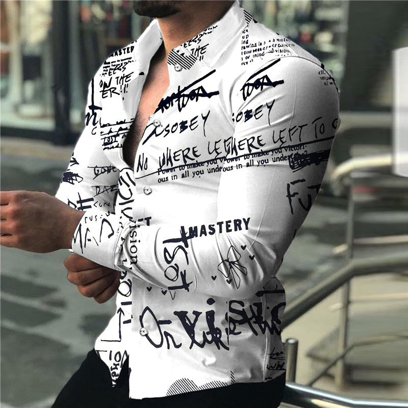 3D Printing Design - Chemise à manches longues pour homme
