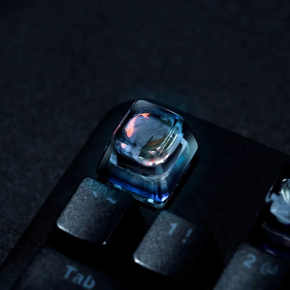 3D Printing Keyboard Keys - Koi Fish Keycap pour clavier mécanique