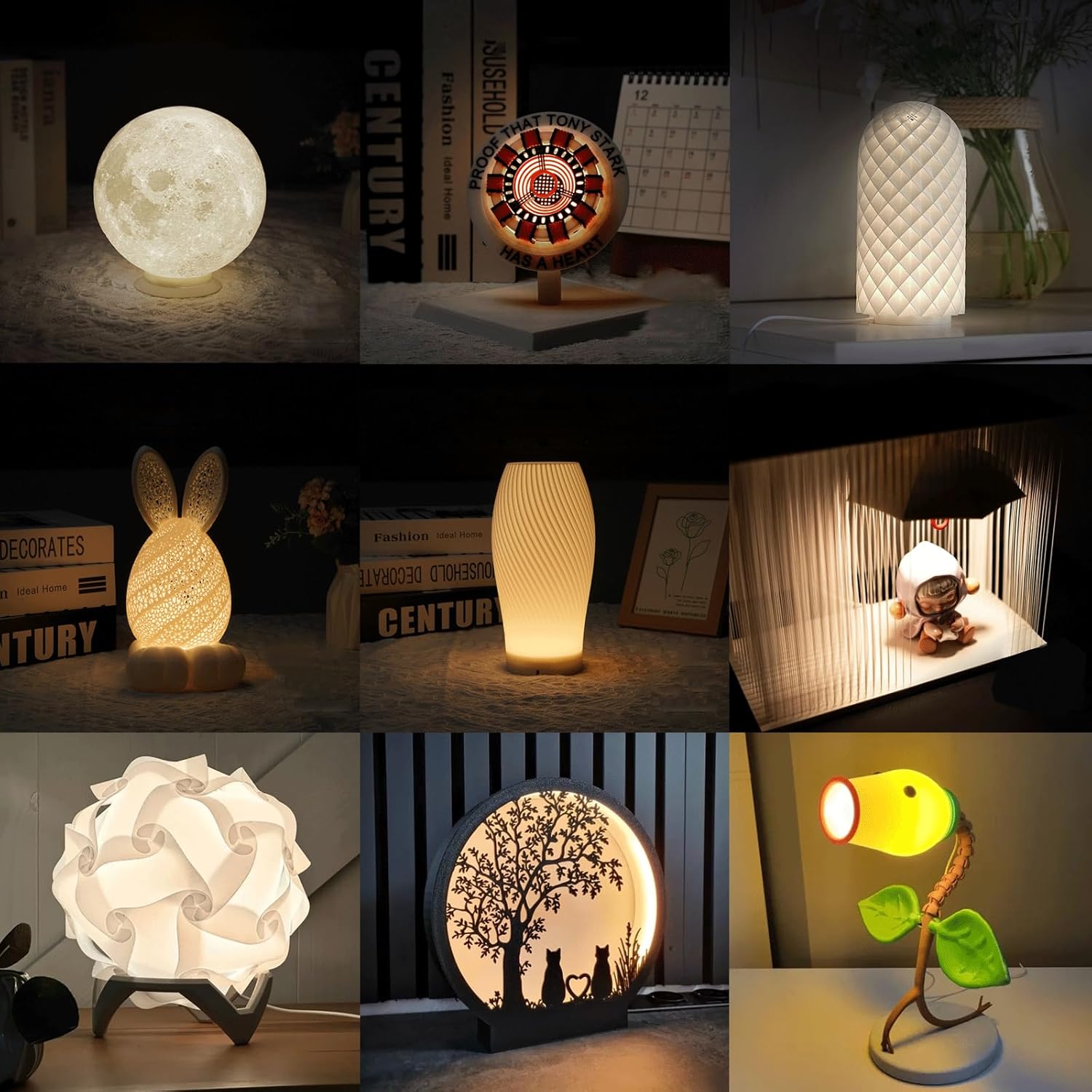 Lampe LED modèle d'imprimante  - 3D Printing Bambu Lab A1 avis et prix