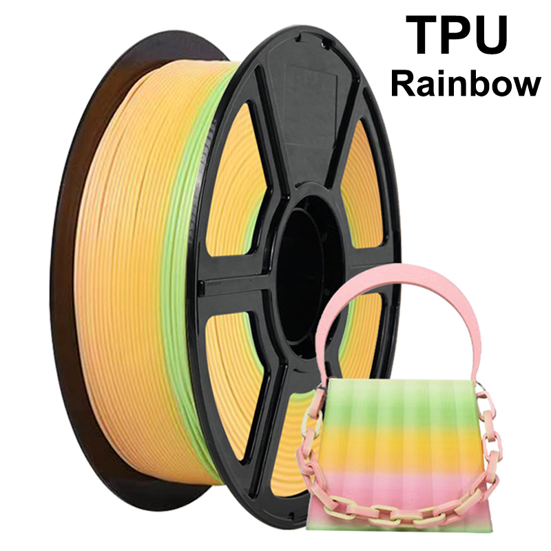 Filament Flexible arc-en-ciel  - Tpu Flexible Filament avis et prix