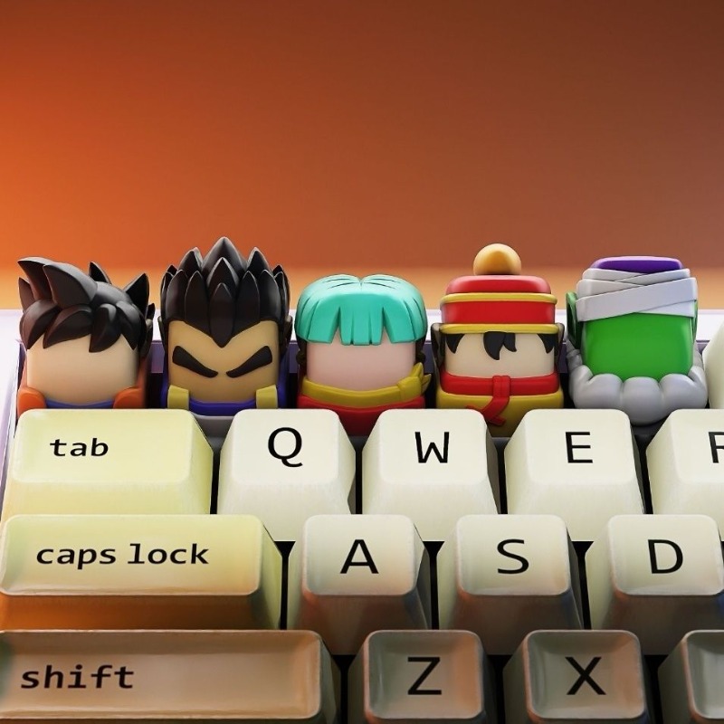 Nouveaux keycaps d'anime, capu - 3D Printing Keyboard Keys avis et prix