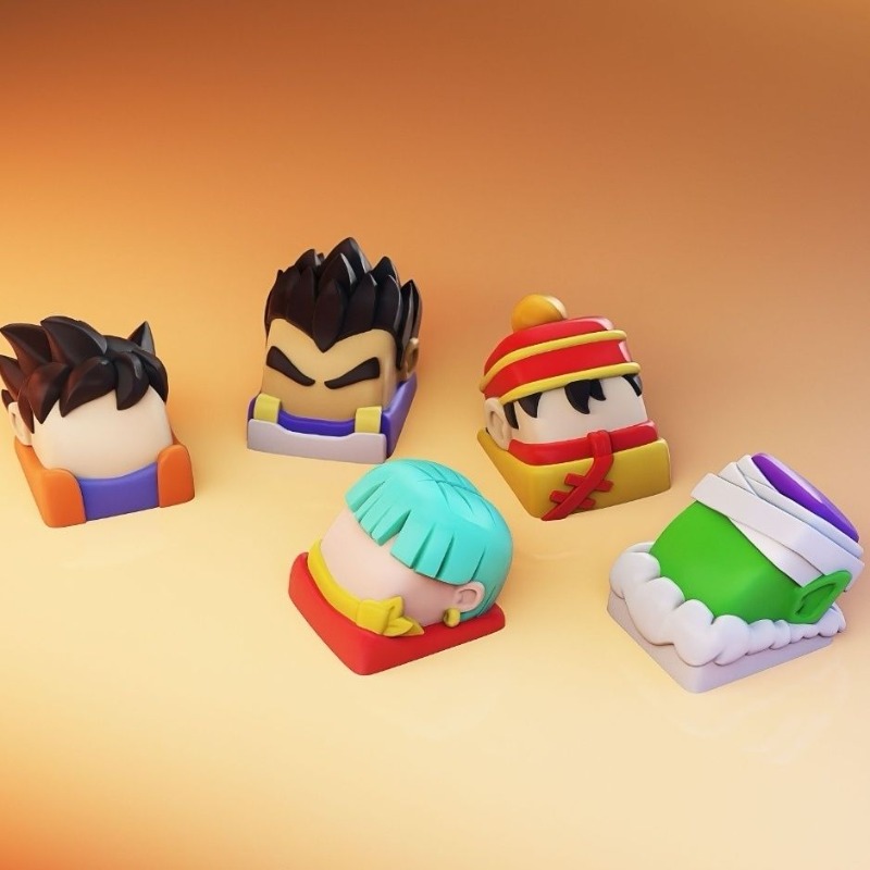 Nouveaux keycaps d'anime, capu - 3D Printing Keyboard Keys avis et prix