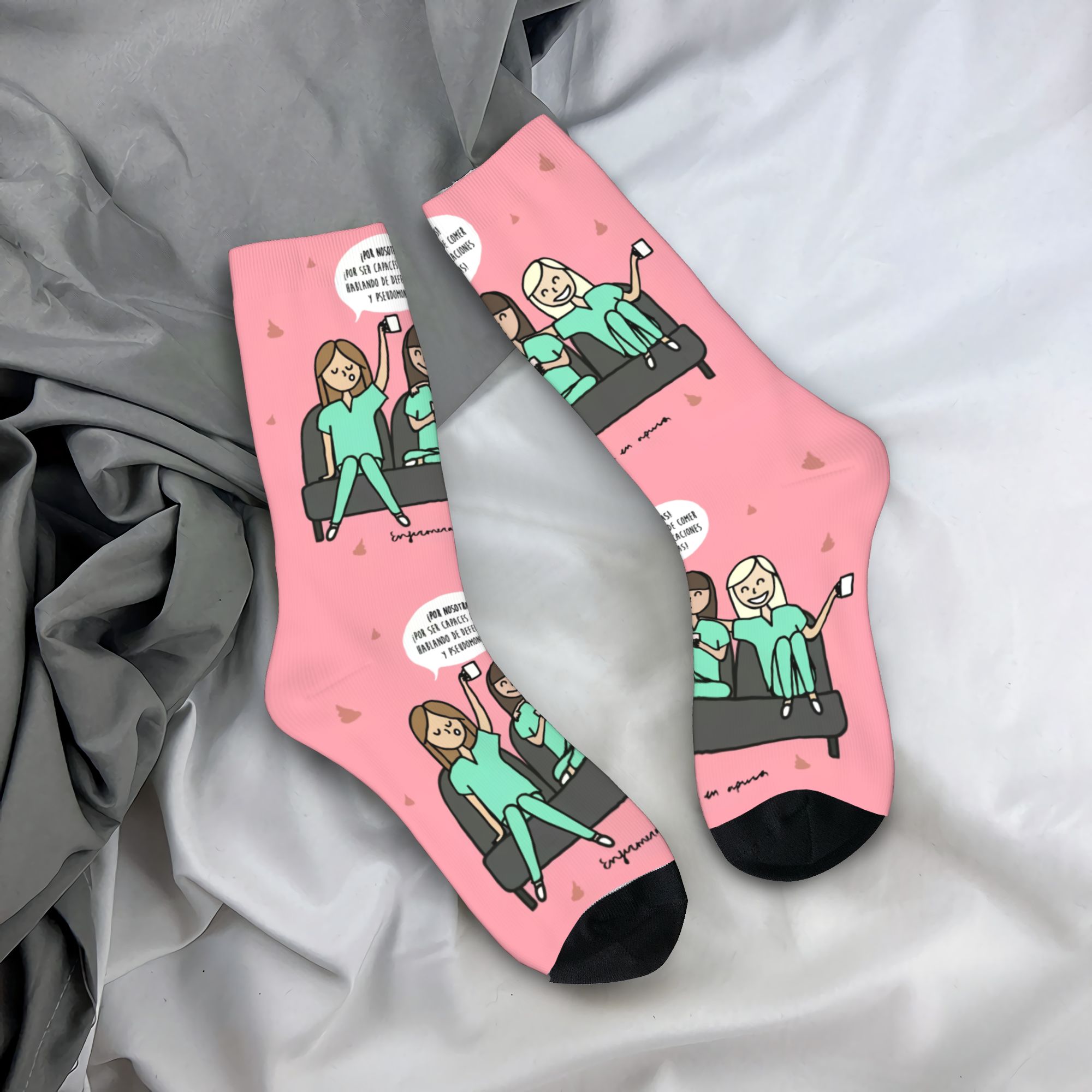 Chaussettes Kawaii Enfermera E - 3D Printing For Medical avis et prix