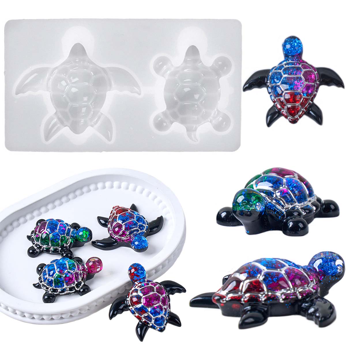 Porte-clés tortue de mer 3D, m - 3D Printing Epoxy Resin avis et prix