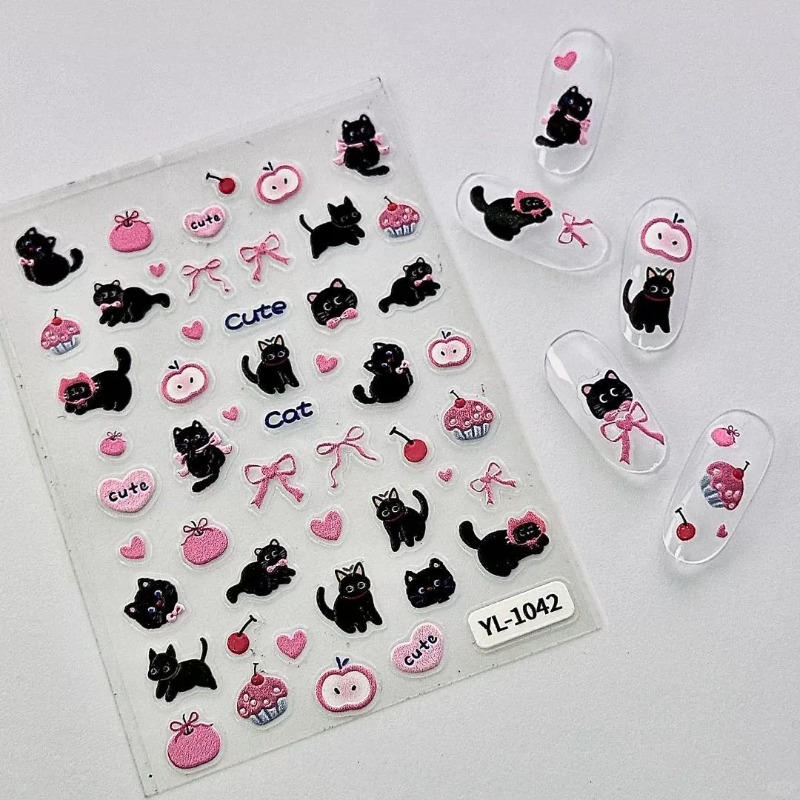 Autocollant 3D en relief chat  - 3D Printing Epoxy Resin avis et prix
