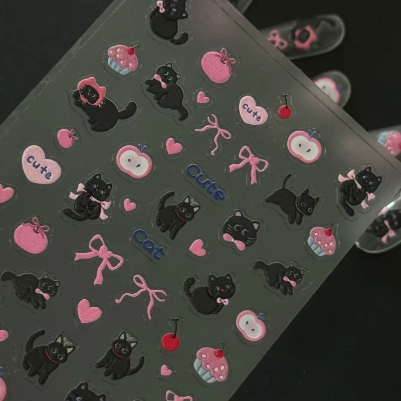 Autocollant 3D en relief chat  - 3D Printing Epoxy Resin avis et prix