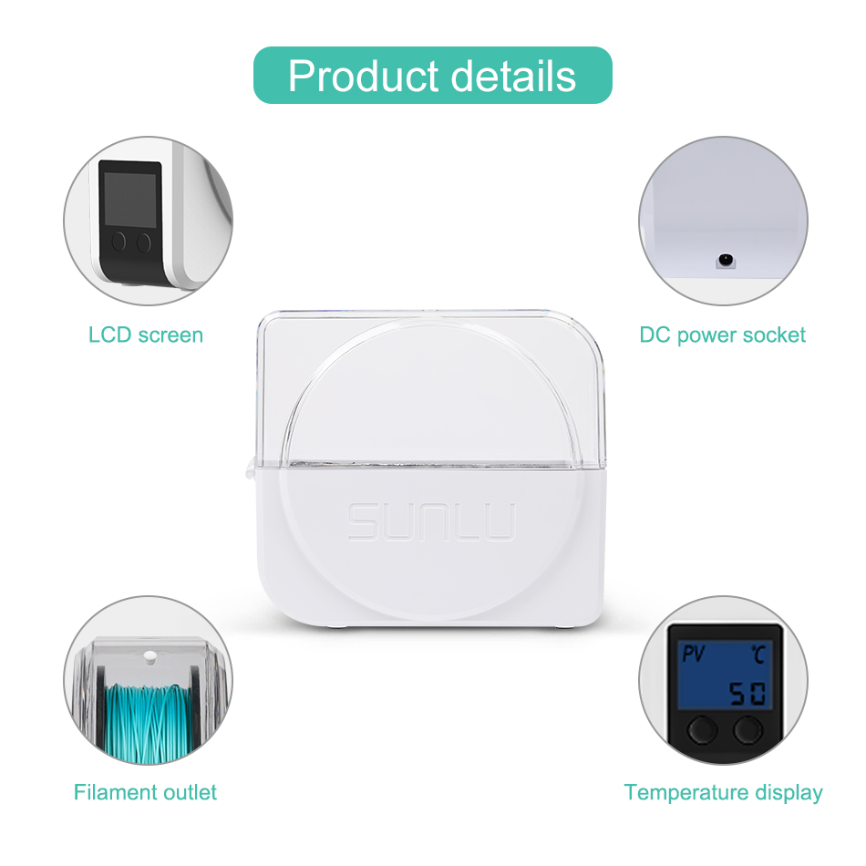 SUNLU – sèche-filament S1 Plus - 3D Printing Pdf avis et prix