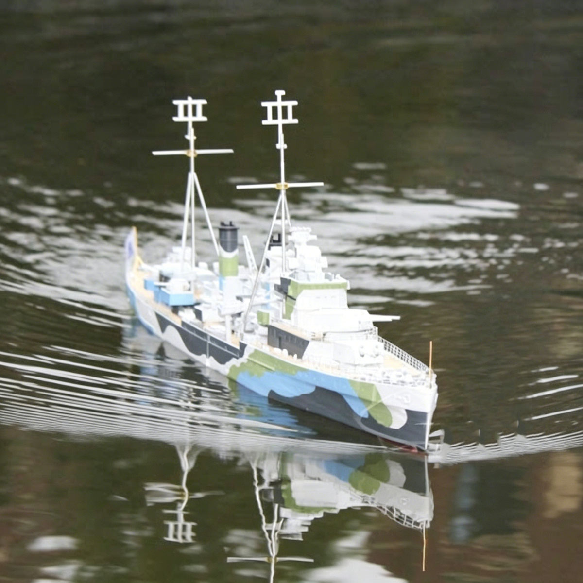 Bateau RC 1/200 77cm, croiseur - 3D Printing Rc Boat avis et prix