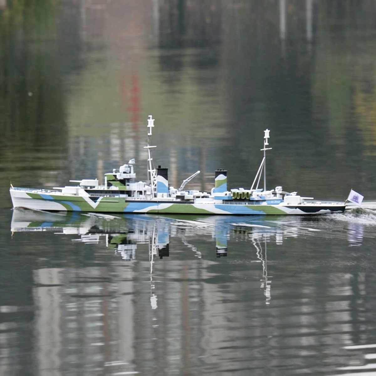 Bateau RC 1/200 77cm, croiseur - 3D Printing Rc Boat avis et prix